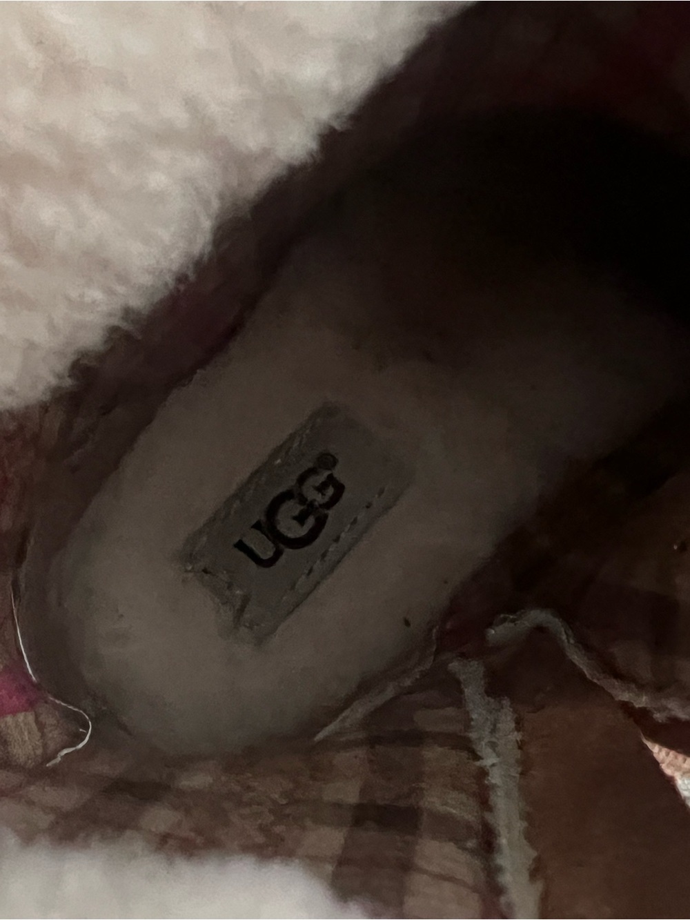 Kids UGG Brown Suede Shearling Booties - Picture 7 of 7